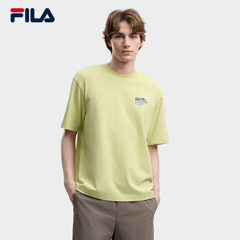FILA MEN'S ORIGINALE Knitted Short Sleeve Top