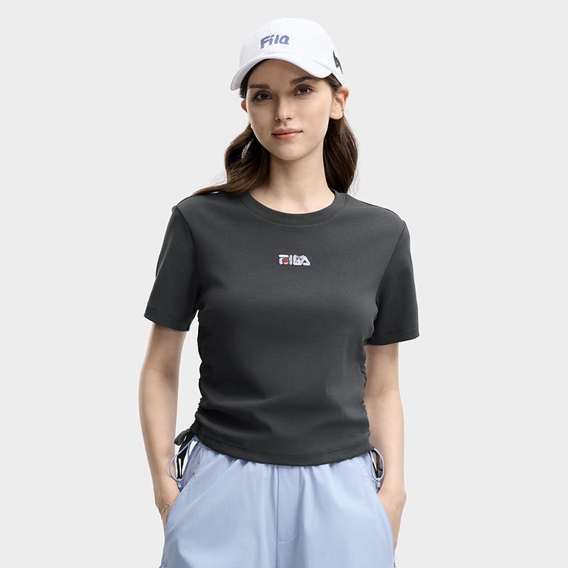 FILA WOMEN'S ORIGINALE Knitted Short Sleeve Top