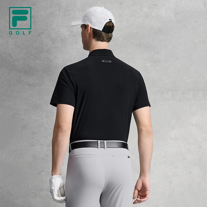 FILA MEN'S GOLF Knitted Short Sleeve Polo Shirt