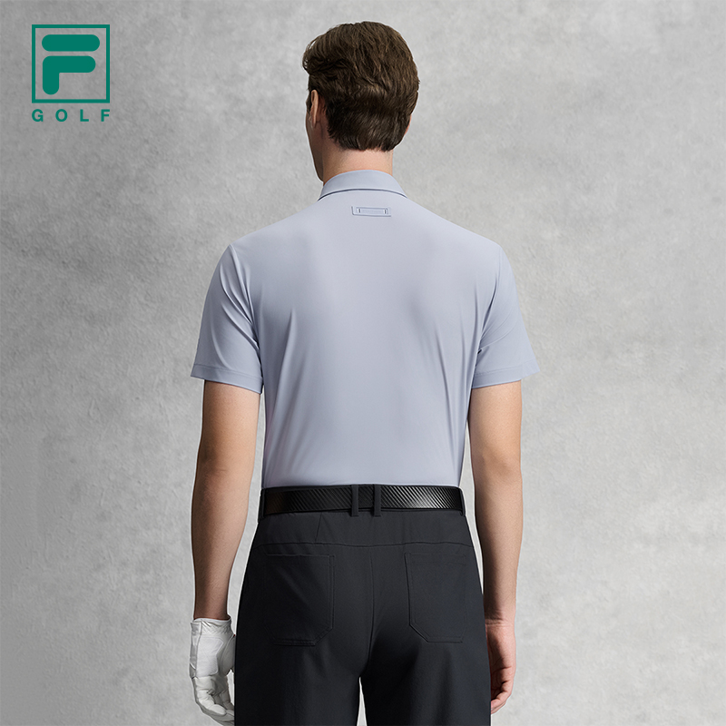 FILA MEN'S GOLF Knitted Short Sleeve Polo Shirt