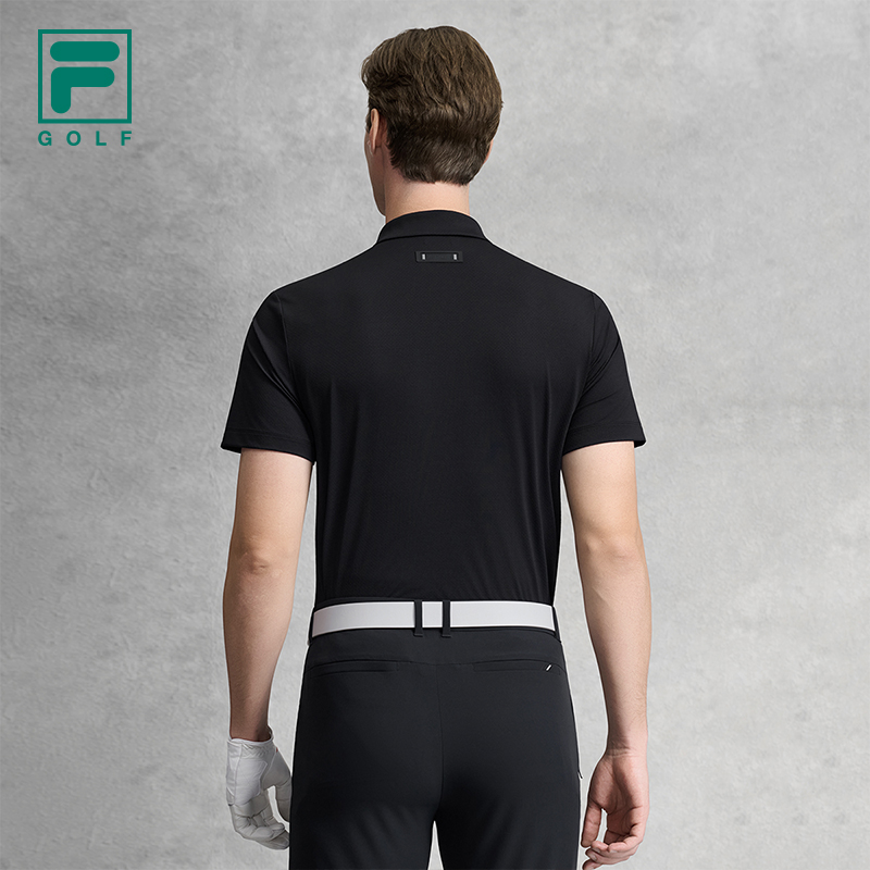 FILA MEN'S GOLF Knitted Short Sleeve Polo Shirt