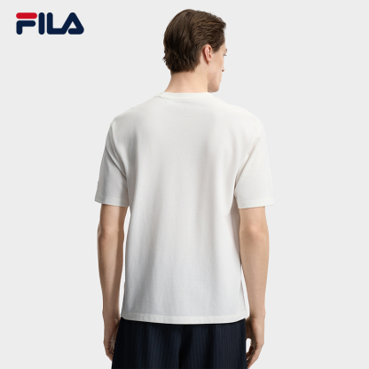 FILA MEN'S HERITAGE Knitted Short Sleeve Top
