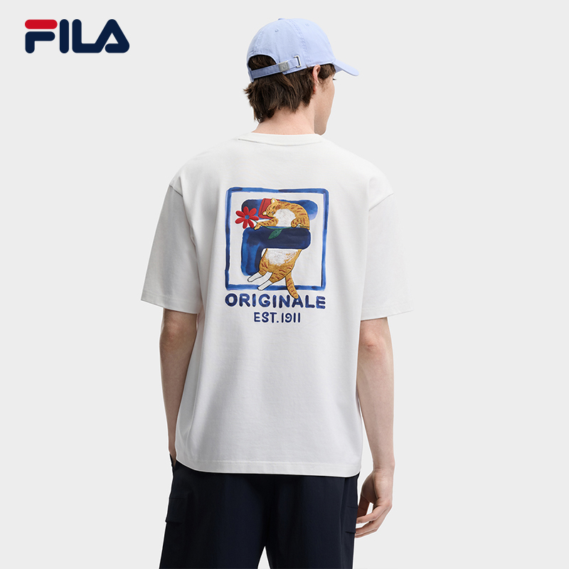 FILA MEN'S ORIGINALE Knitted Short Sleeve Top