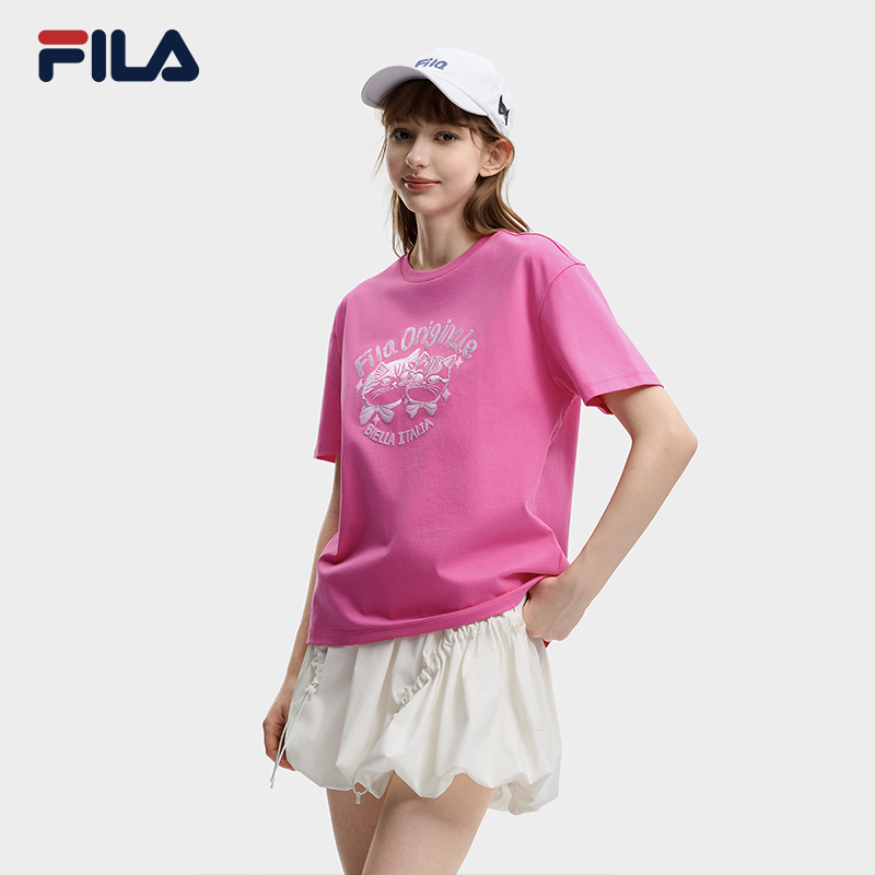 FILA WOMEN'S ORIGINALE Knitted Short Sleeve Top