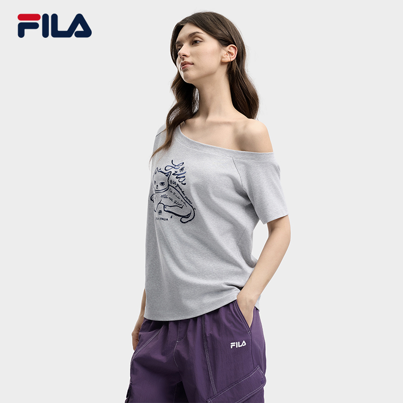 FILA WOMEN'S ORIGINALE Knitted Short Sleeve Top