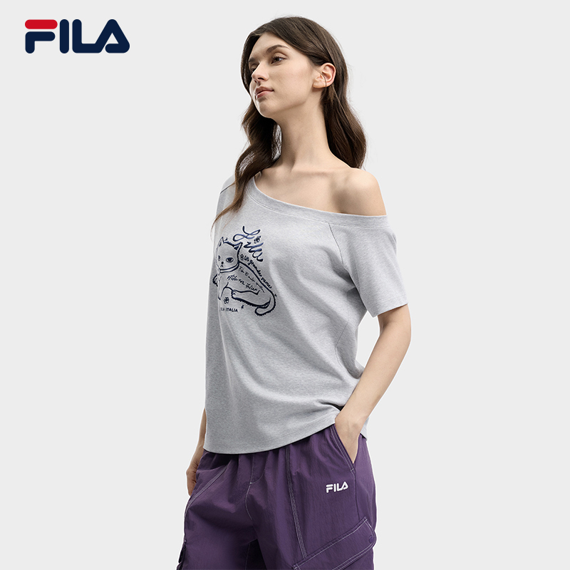FILA WOMEN'S ORIGINALE Knitted Short Sleeve Top