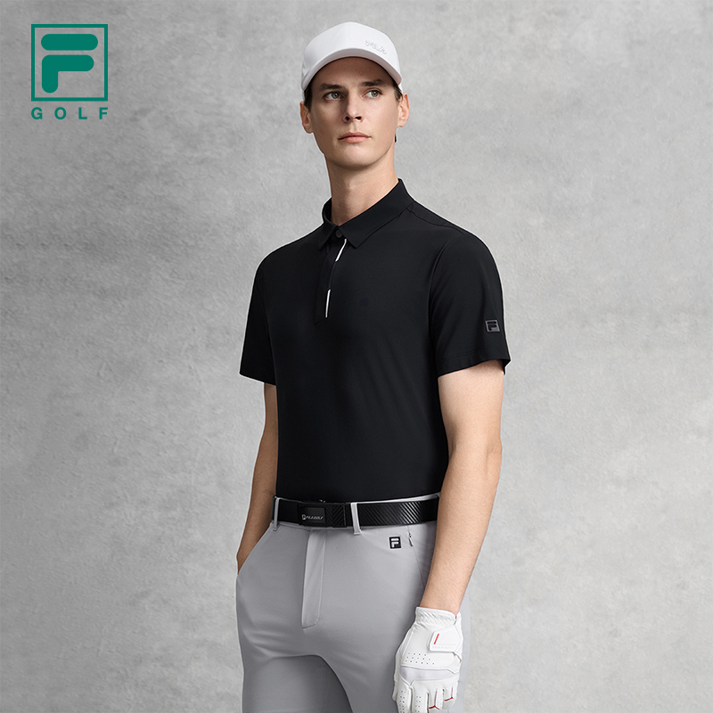 FILA MEN'S GOLF Knitted Short Sleeve Polo Shirt