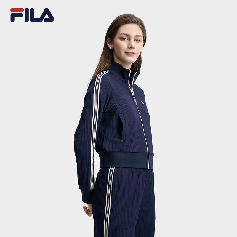 FILA WOMEN'S HERITAGE Knitted Long Sleeve Jacket