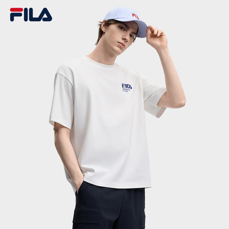 FILA MEN'S ORIGINALE Knitted Short Sleeve Top