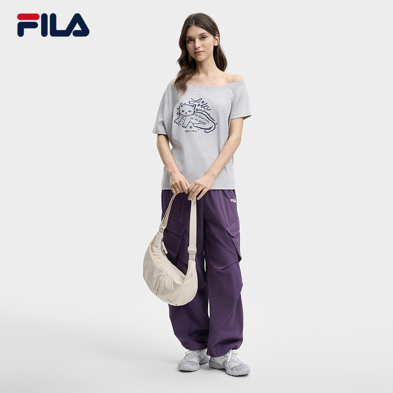 FILA WOMEN'S ORIGINALE Knitted Short Sleeve Top