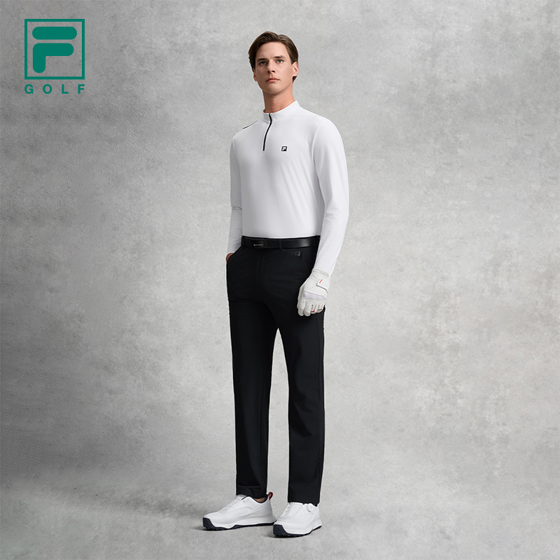 FILA CORE Men GOLF Knit Long Sleeve Top