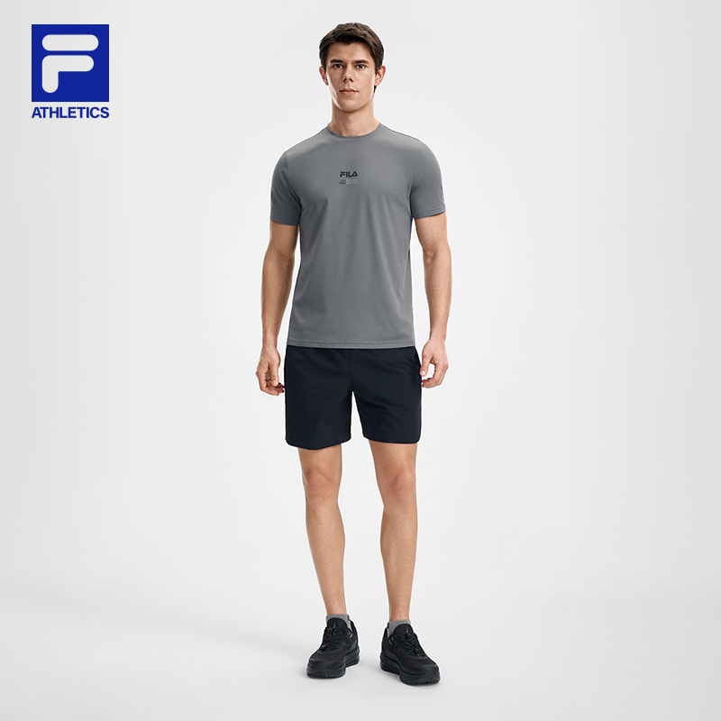 FILA CORE Men FITNESS Knit Short Sleeve Tee