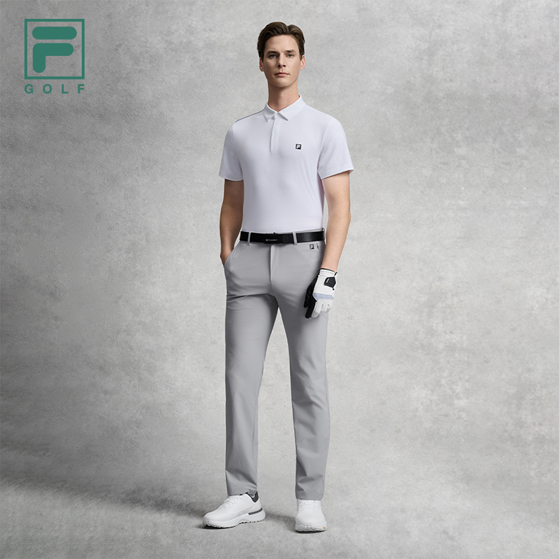 FILA MEN'S GOLF Knitted Short Sleeve Polo Shirt