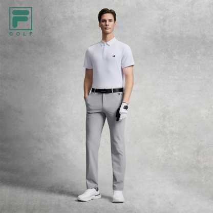 FILA MEN'S GOLF Knitted Short Sleeve Polo Shirt