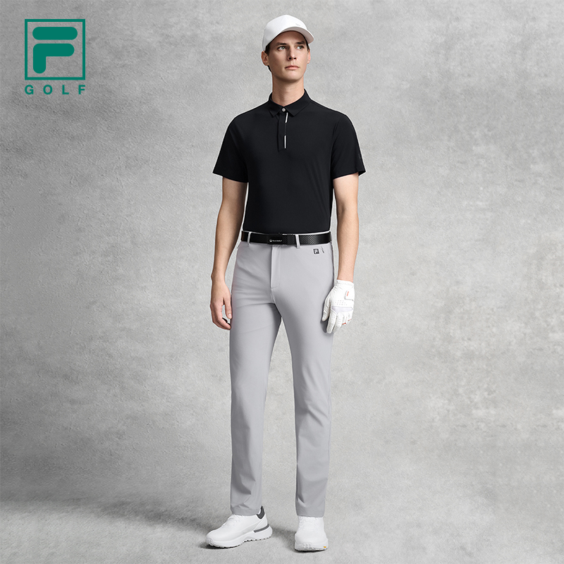 FILA MEN'S GOLF Knitted Short Sleeve Polo Shirt