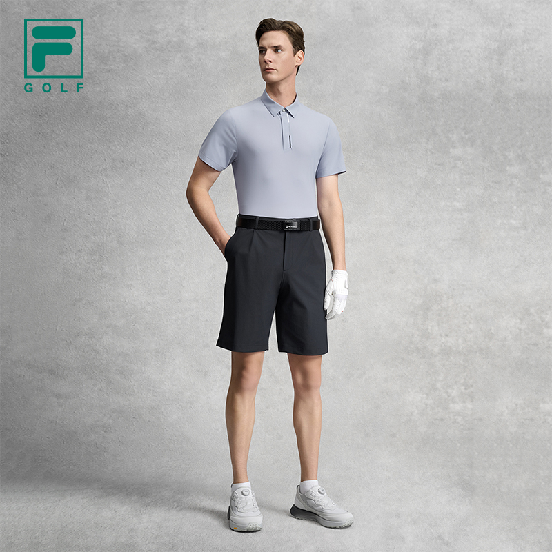 FILA MEN'S GOLF Knitted Short Sleeve Polo Shirt
