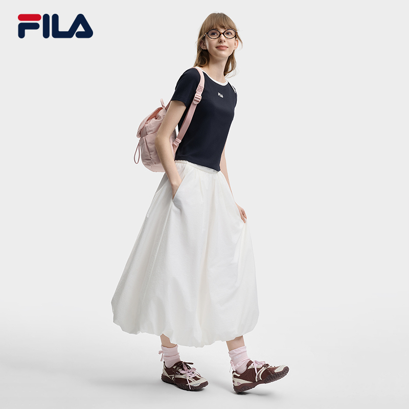 FILA WOMEN'S ORIGINALE Knitted Short Sleeve Top