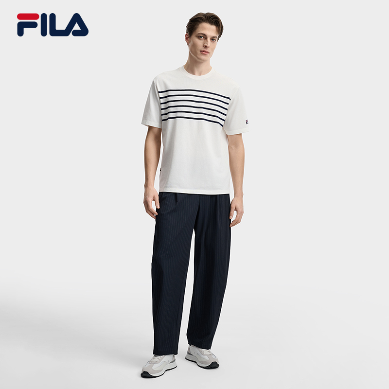 FILA MEN'S HERITAGE Knitted Short Sleeve Top