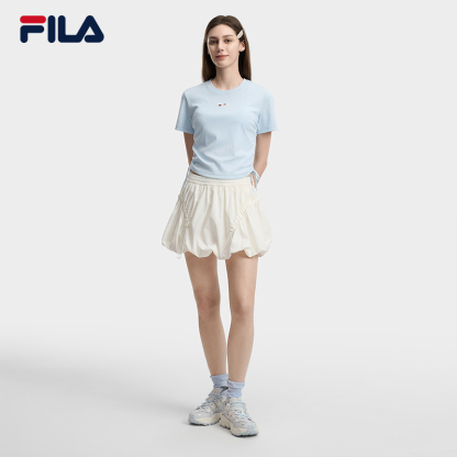 FILA WOMEN'S ORIGINALE Knitted Short Sleeve Top