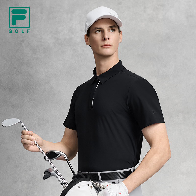 FILA MEN'S GOLF Knitted Short Sleeve Polo Shirt