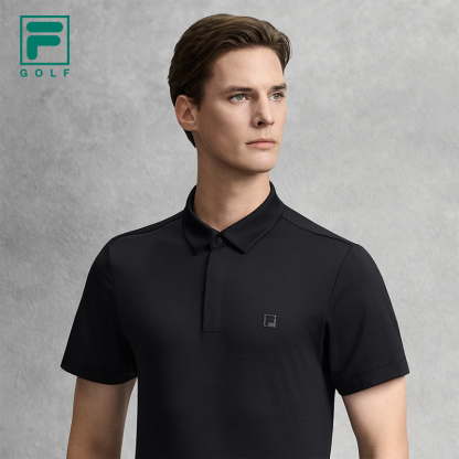 FILA MEN'S GOLF Knitted Short Sleeve Polo Shirt