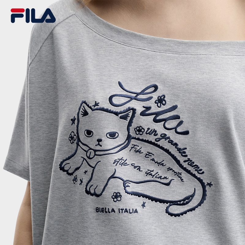 FILA WOMEN'S ORIGINALE Knitted Short Sleeve Top