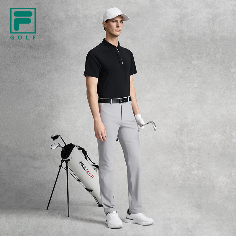FILA MEN'S GOLF Knitted Short Sleeve Polo Shirt