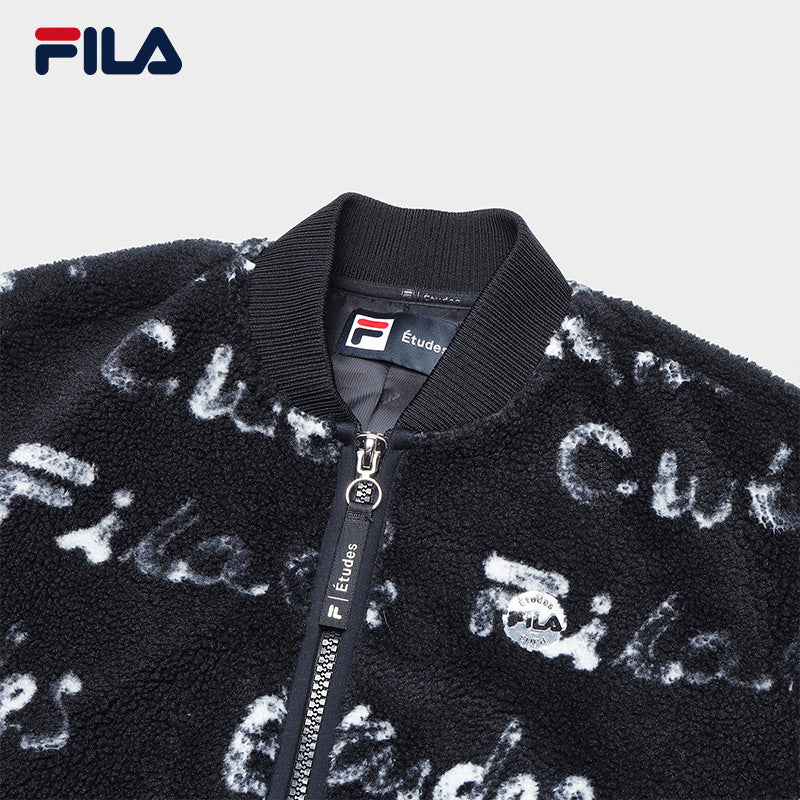 FILA CORE x ETUDES ANOTHER CLUB Women's Lamb Fleece Jacket in Full Print