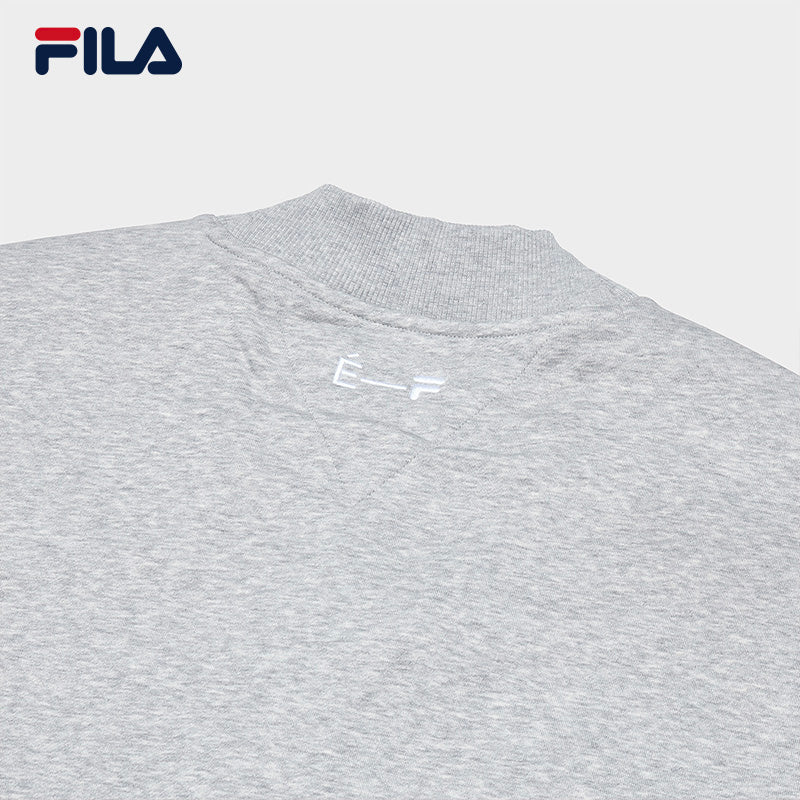 FILA CORE x ETUDES ANOTHER CLUB Men's Knit Zip Top in Gray