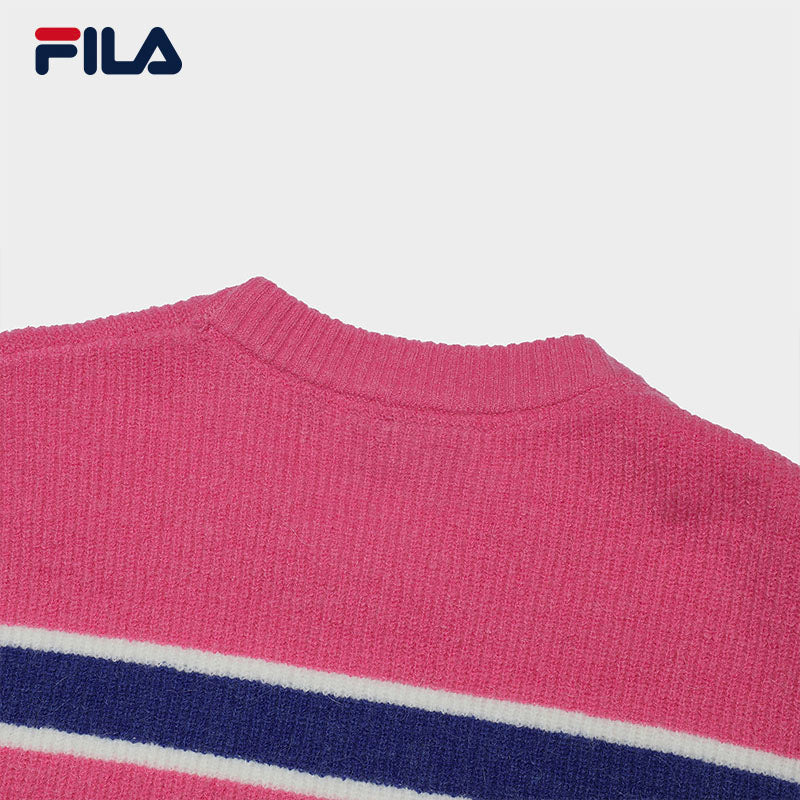 FILA CORE x ETUDES ANOTHER CLUB Women's Sweater in Pink