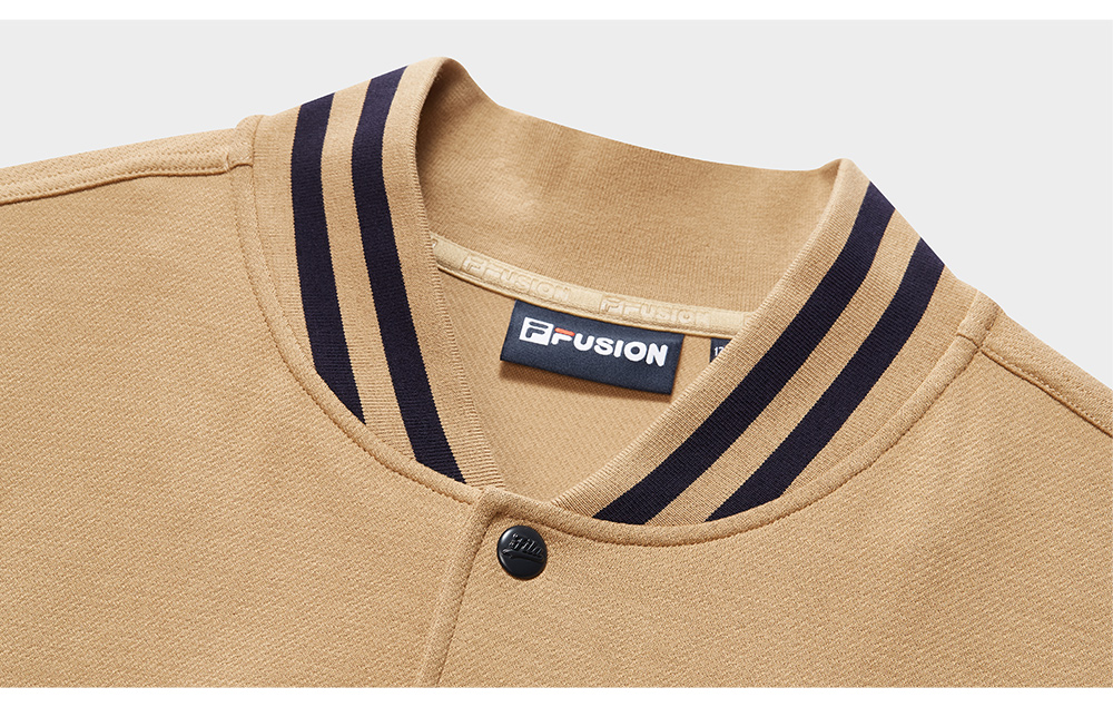 FILA FUSION INLINE CULTURE 2 CAMPUS RHAPSODY Unisex Bomber Jacket (Matcha Khaki)