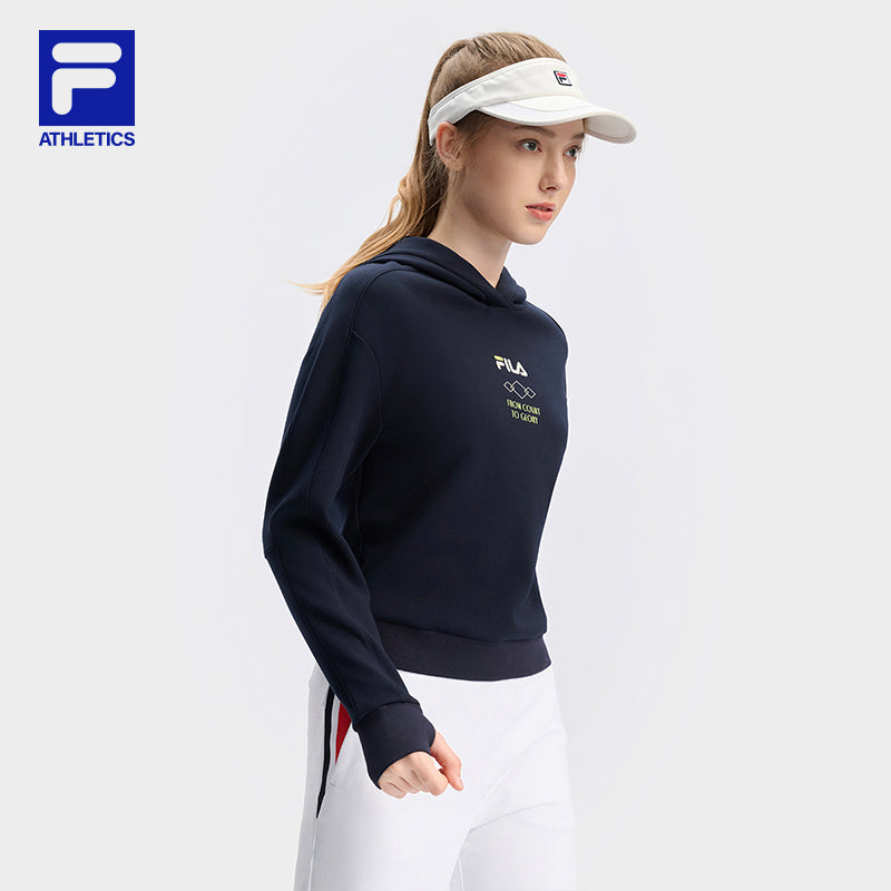 FILA CORE ATHLETICS TENNIS APRÈS-COURT Women Hoodie (Navy)