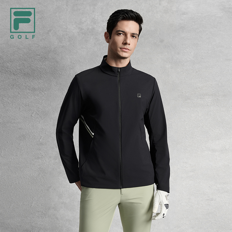 FILA CORE ATHLETICS GOLF ELITE GOLF CLUB Men Woven Top (Black)