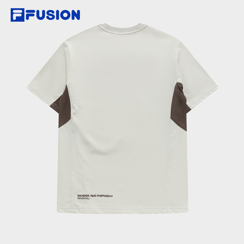 FILA FUSION INLINE URBAN TECH Men Short Sleeve T-shirt in Beige