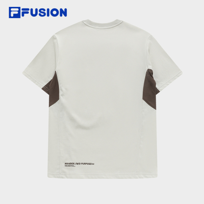 FILA FUSION INLINE URBAN TECH Men Short Sleeve T-shirt in Beige