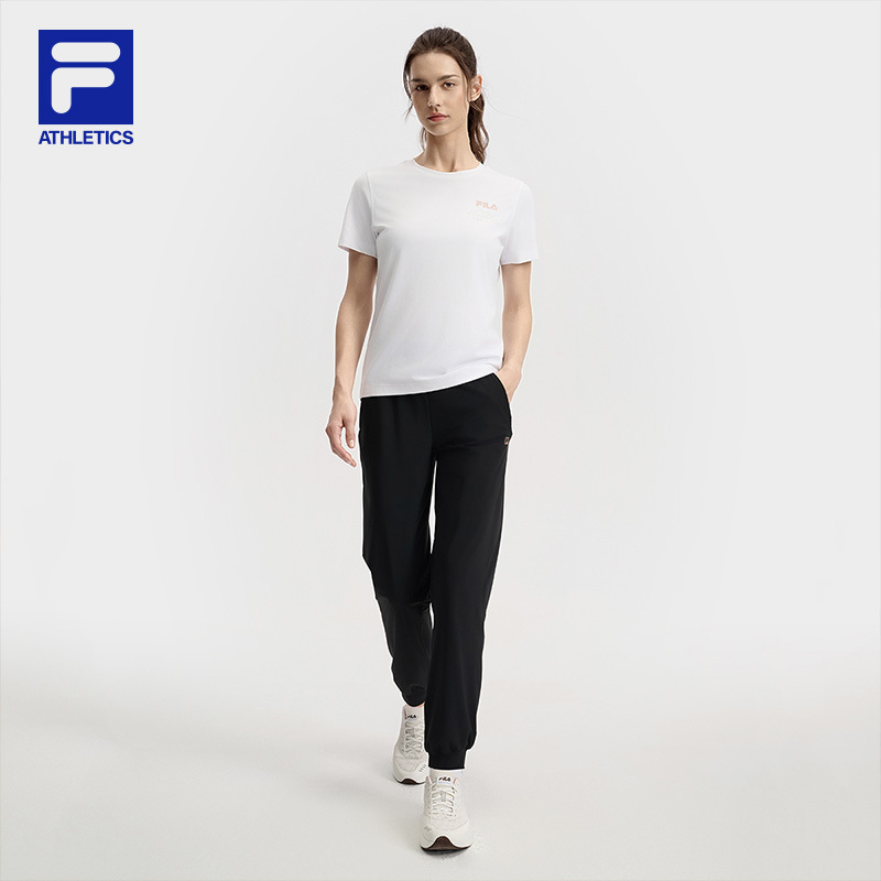 FILA CORE ATHLETICS FILA-FIT WOMEN Women Knit Pants (Black)