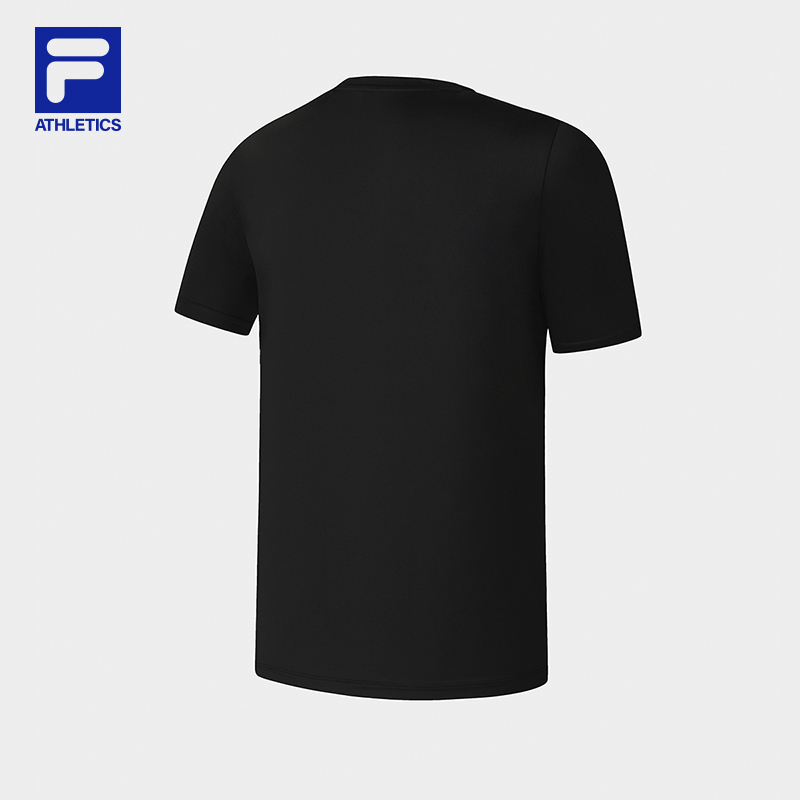 FILA CORE ATHLETICS FITNESS MEN Men Short Sleeve T-shirt (Black)