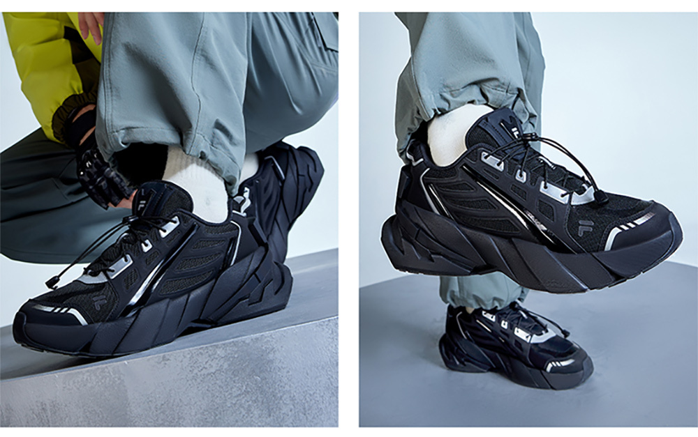FILA FUSION FUSION TI-22 Men Sneakers (Black/Grey)