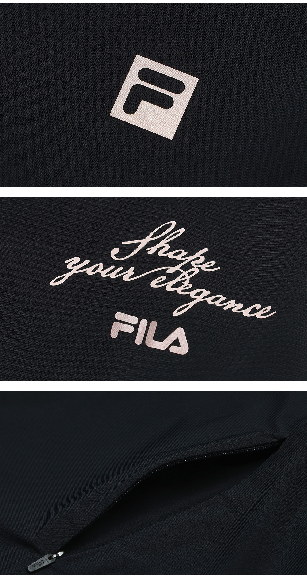 FILA CORE ATHLETICS FILA-FIT ARTE ELEGANTE Women Hooded Jacket (Black)