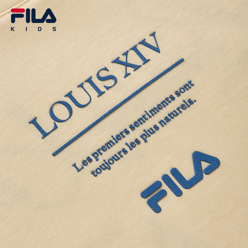 FILA KIDS WHITE LINE x RMN Boys' Printed Short Sleeve T-Shirts (Multi-Colors and Designs Available - White/Yellow/Blue)