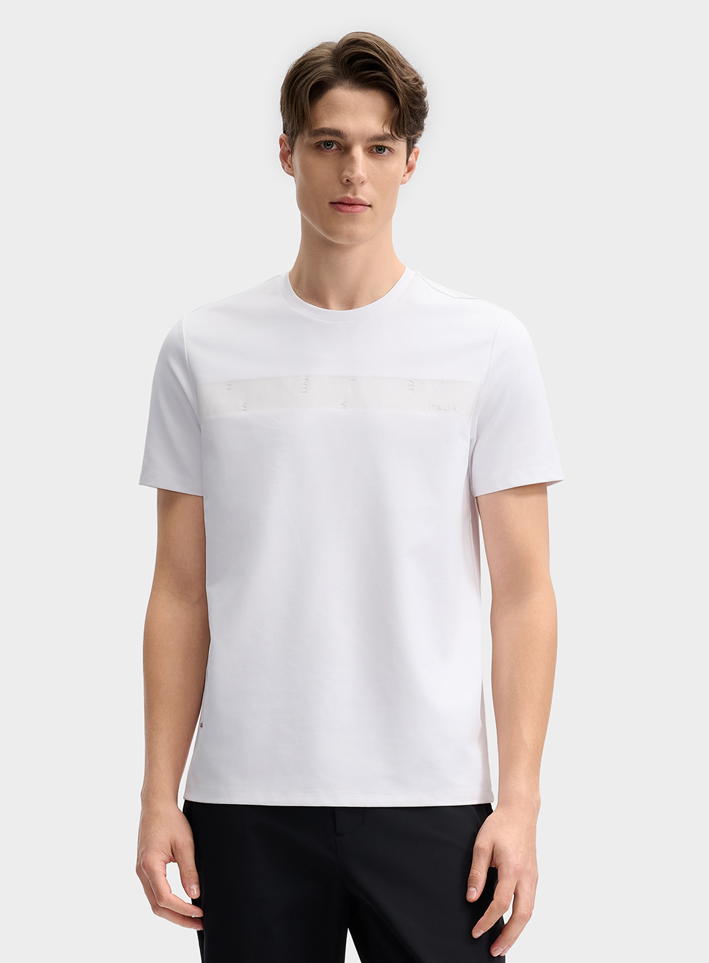 FILA CORE LIFESTYLE BLUE ART BRERA Men Short Sleeves T-Shirt (Black / Grey / White)