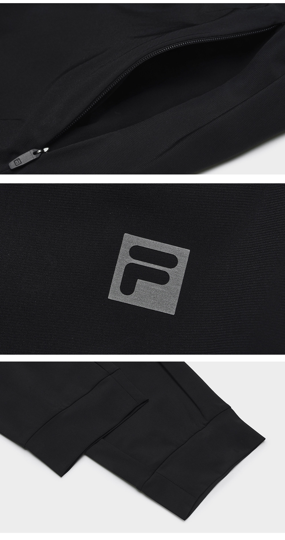 FILA CORE ATHLETICS FITNESS MEN ARTE ELEGANTE Men Knit Pants (Black)