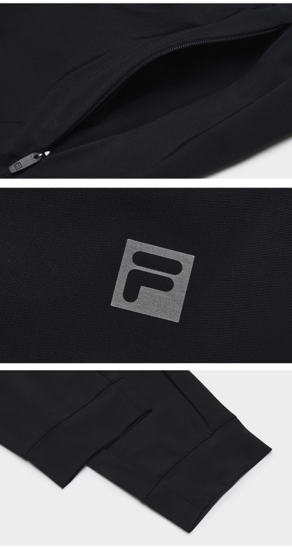 FILA CORE ATHLETICS FITNESS MEN ARTE ELEGANTE Men Knit Pants (Black)