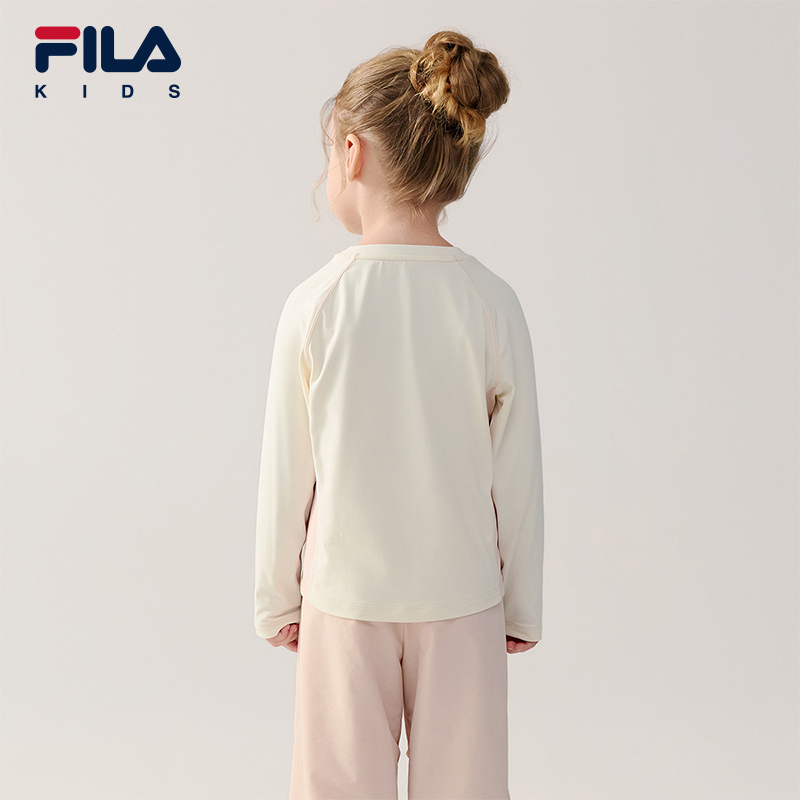 FILA KIDS ORIGINALE Girls Knit Long Sleeve Tee