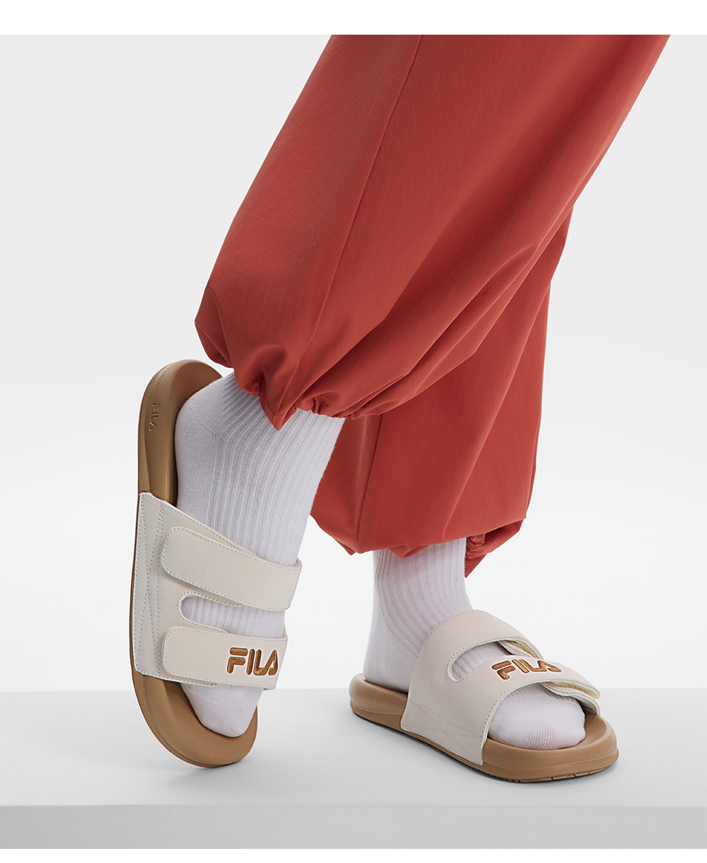 FILA CORE FASHION DRIFTER 2 WOMEN Women Slippers (Green / White / Blush Pink)