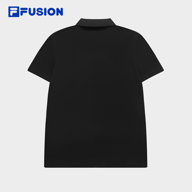 FILA FUSION INLINE CULTURE Men Short Sleeve Polo in Black