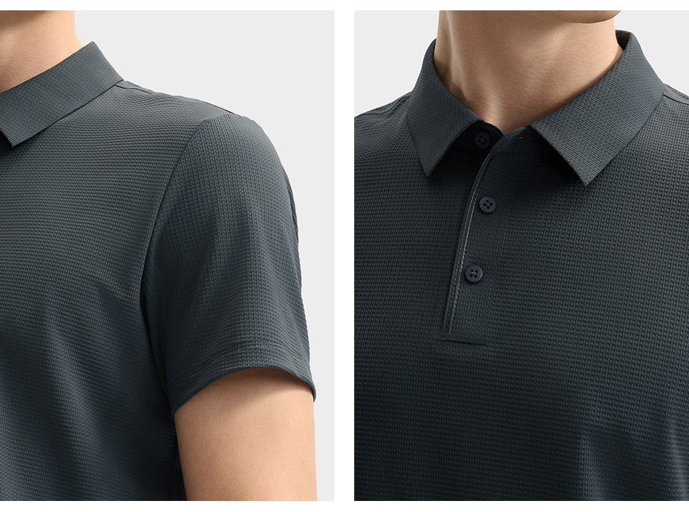FILA CORE LIFESTYLE BLUE SPORTY & LUXURIOUS MAXI YACHT, PORTO CERVO Men Polo T-shirt (Black / Navy)