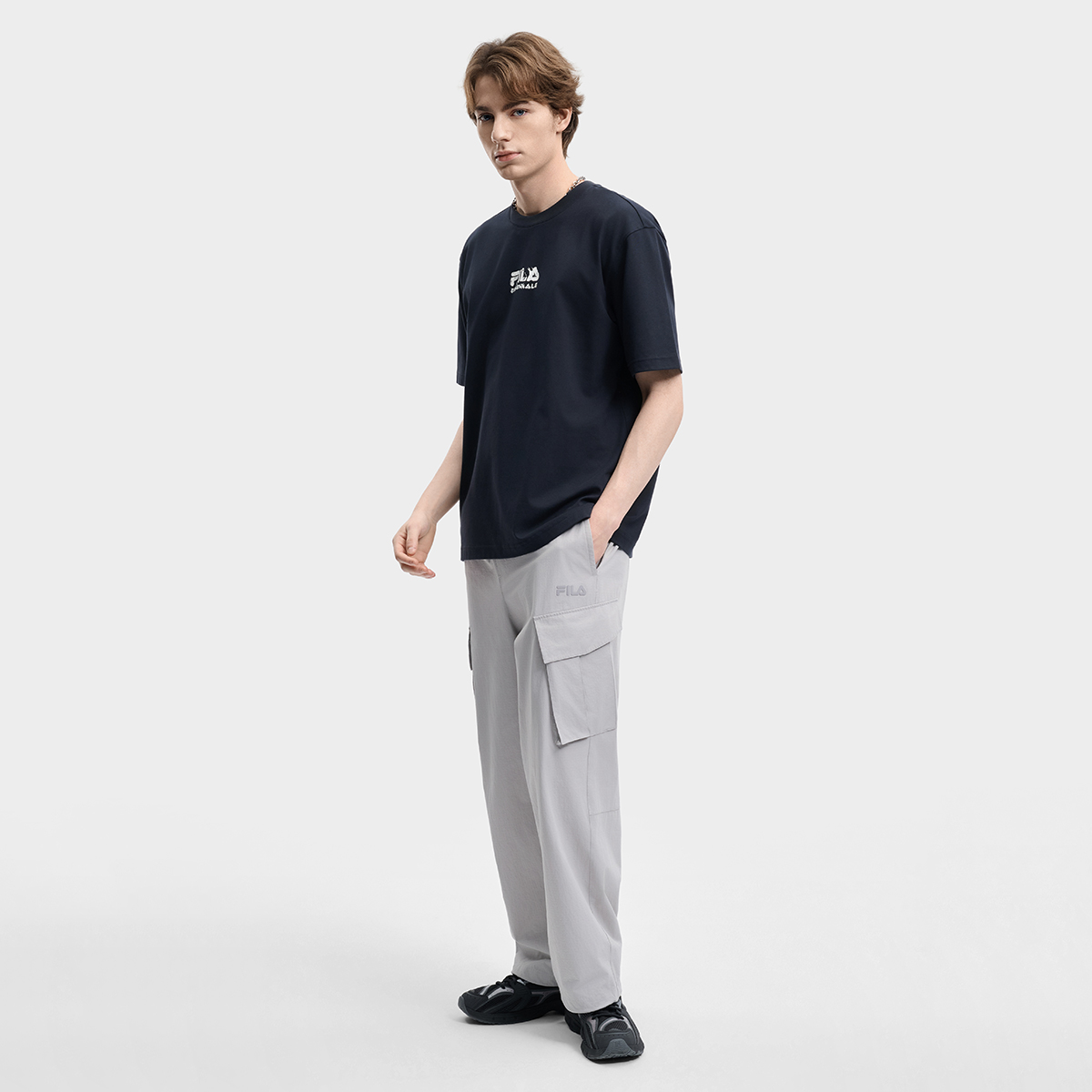 FILA MEN'S ORIGINALE Knitted Short Sleeve Top