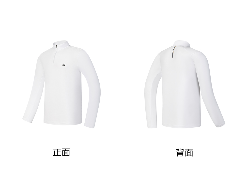 FILA CORE ATHLETICS GOLF SLOPS TO FIELD Men Sweatshirt (White)