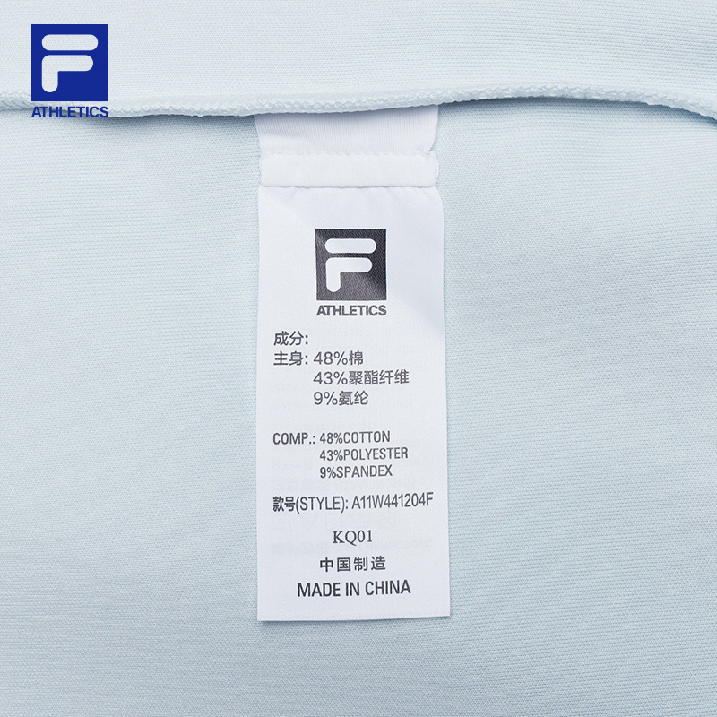 FILA CORE ATHLETICS FITNESS Women Long Sleeve Top (Black / Light Blue / White)